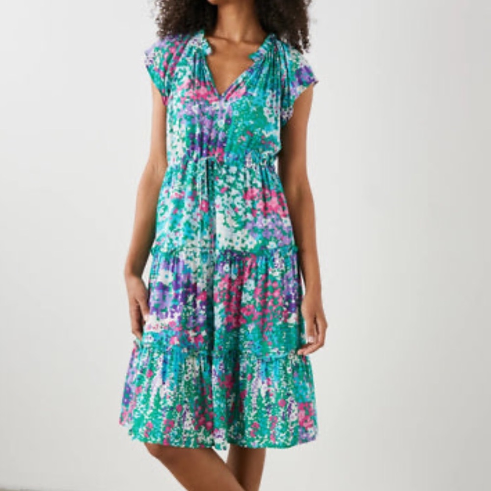 NEW Rails Juni Gardenia Floral Print Dress Size S